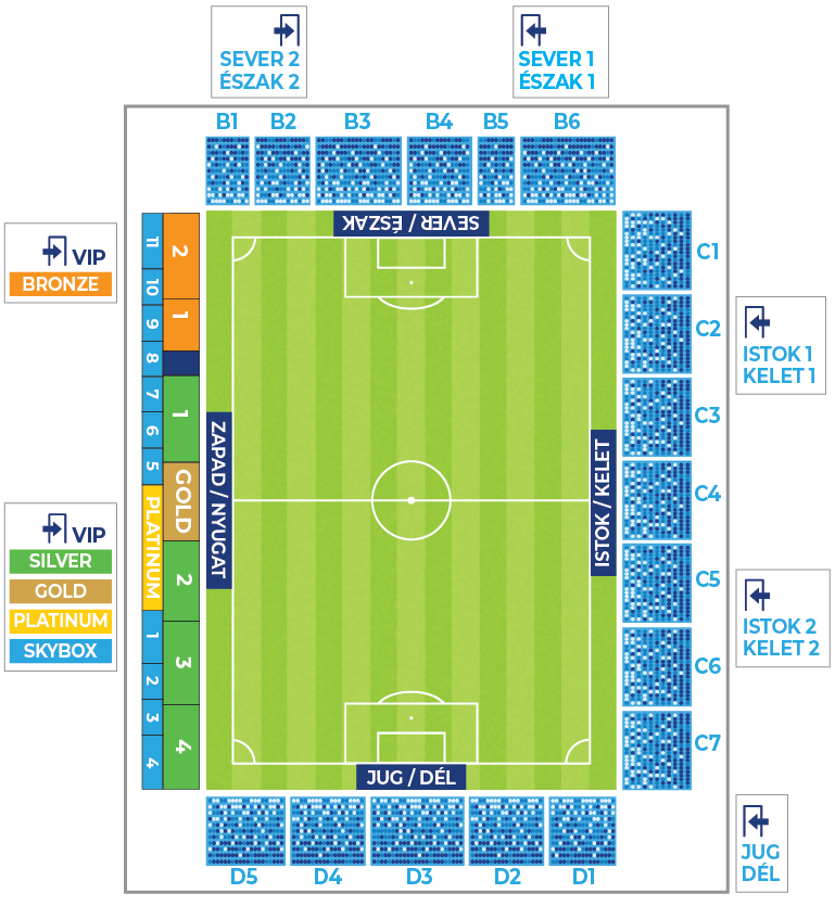 TSC Backa Topola - Ferencvárosi TC, programme + ticket 2021